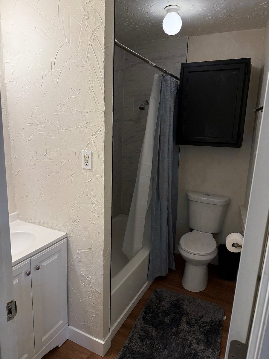 Updated bathroom.