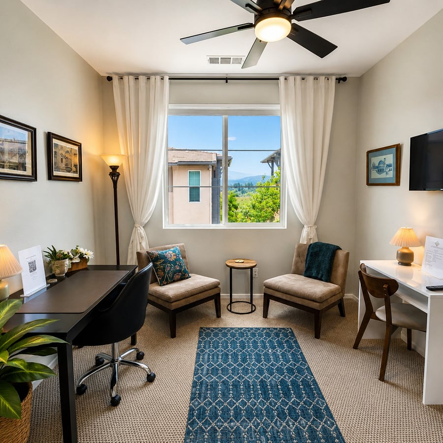 Second room, Private Office Suite with TV and two desks (3rd floor)