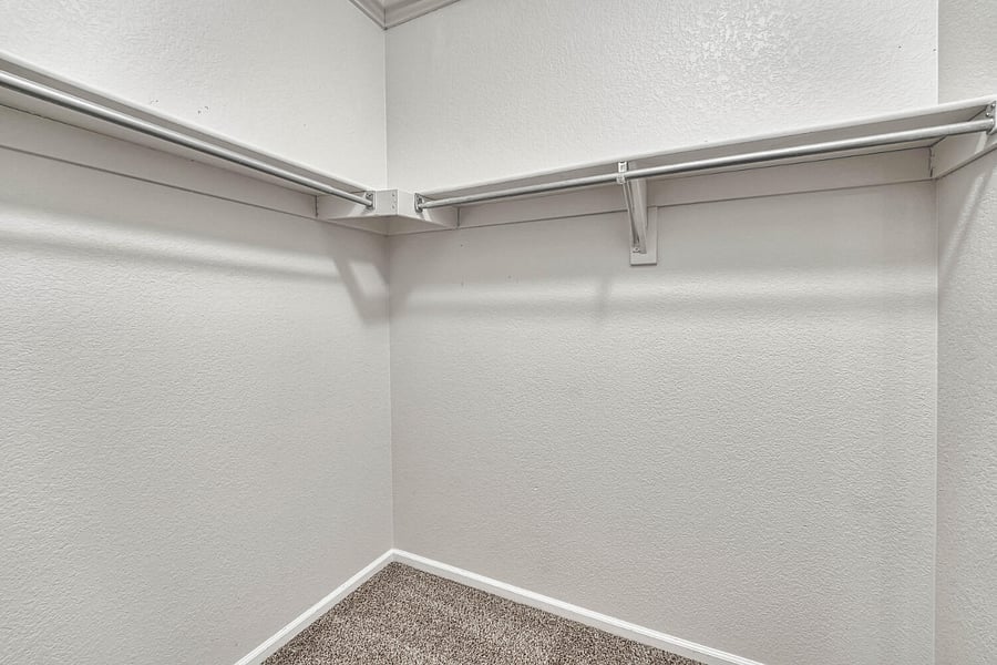 Master Bedroom walk in closet.