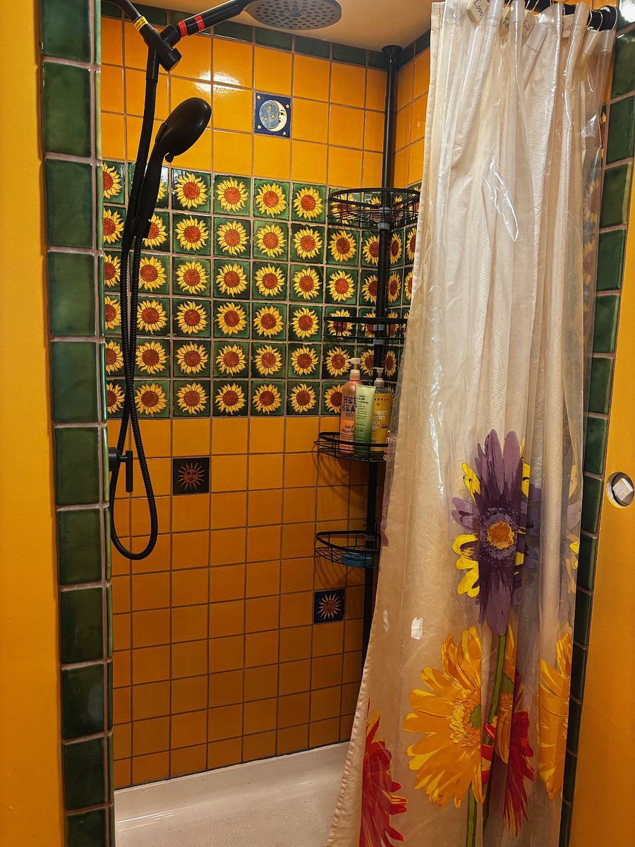 "Bunkhouse" Mexican tiled shower