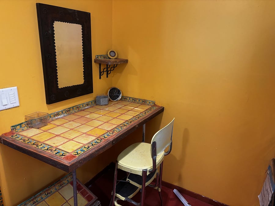 "Bunkhouse" tiled vanity
