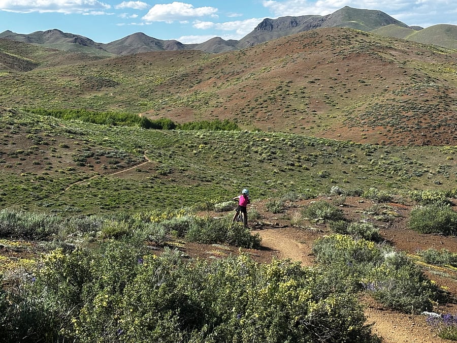 18.9 miles buffed croy canyon trail system is across the street