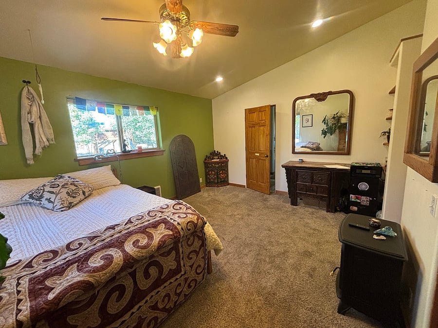 master bedroom overview