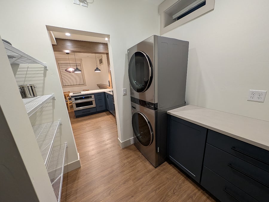 Pantry & Laundry connected to kitchen
