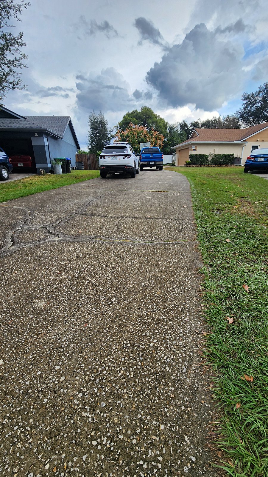 big driveway