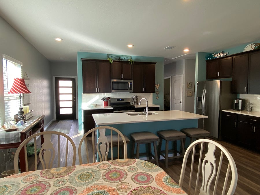KITCHEN, ENTRY FRONT DOOR