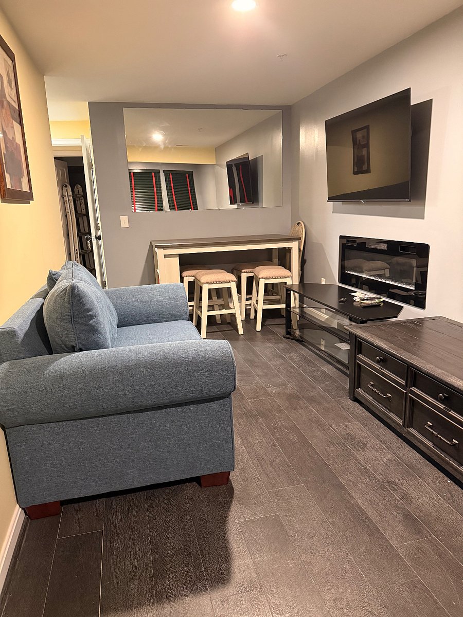 View of Dining Area & Full Mirror