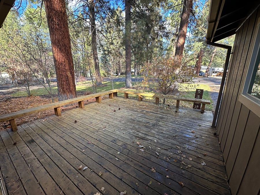 Front deck