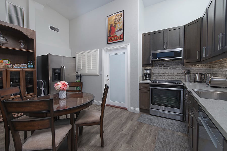 Full view of full kitchen detail