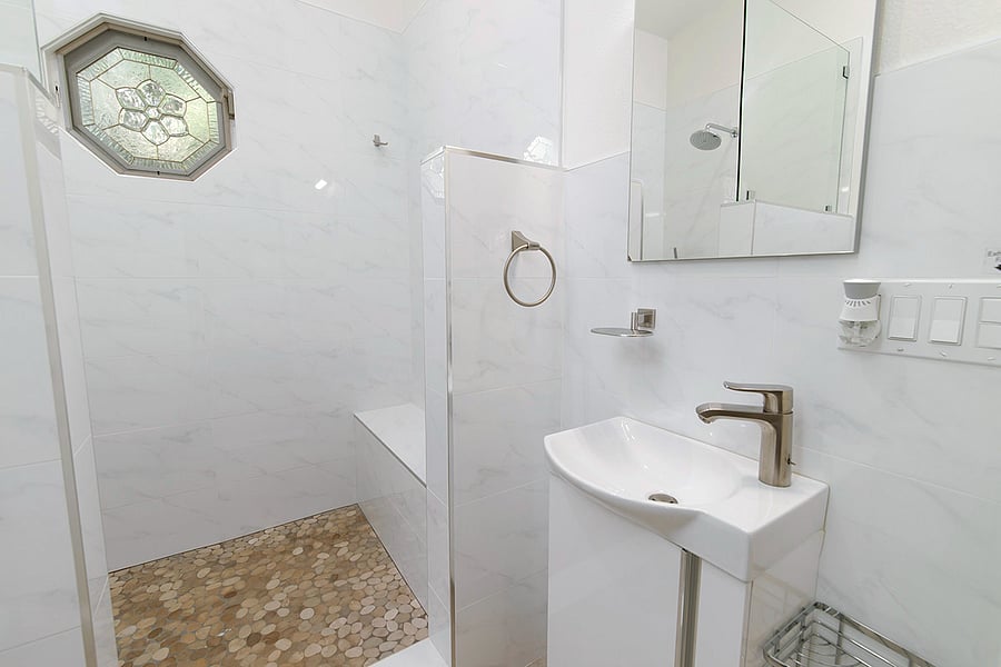 Ensuite vanity sink
