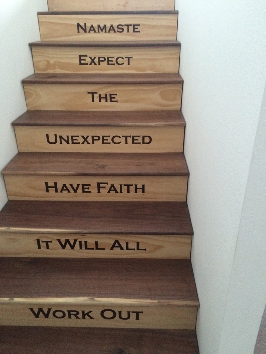 staircase to walk-out basement