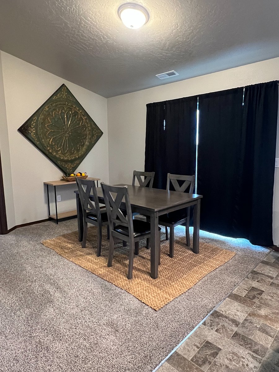 Designated dinning area