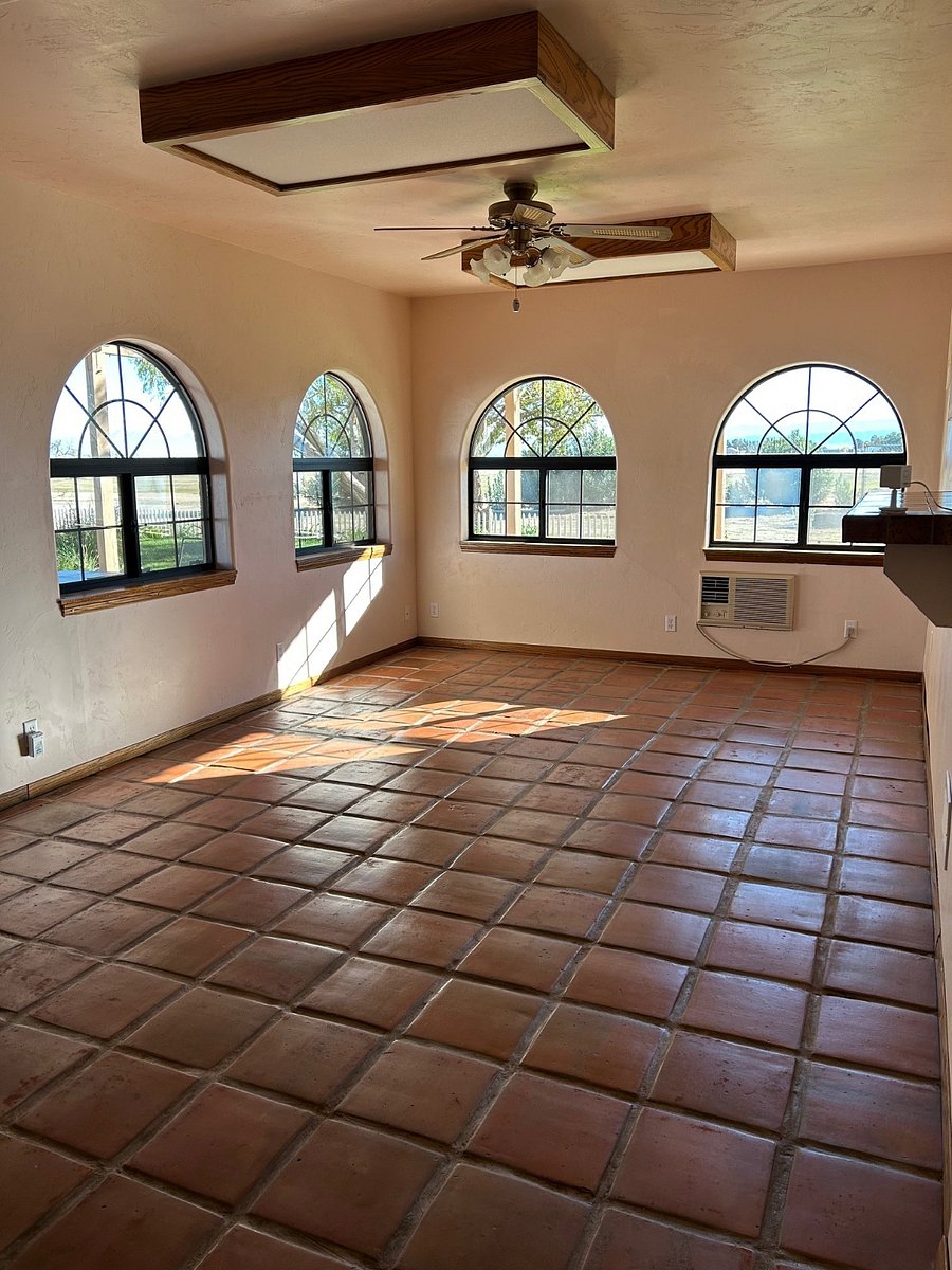 Enclosed downstairs patio ready as a recreation space with puzzles, games, and your choice!