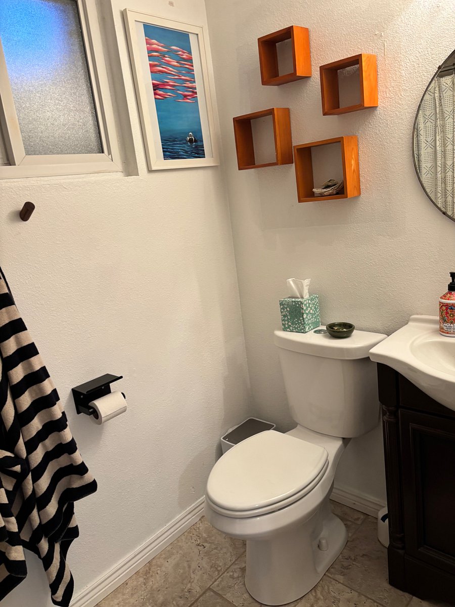 Downstairs bathroom w/shower (yours)