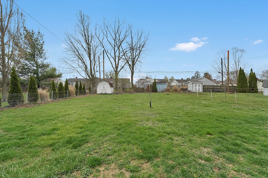 HUGE FENCED YARD.