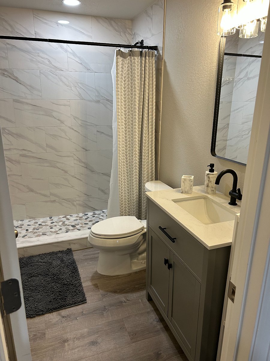 Basement bathroom