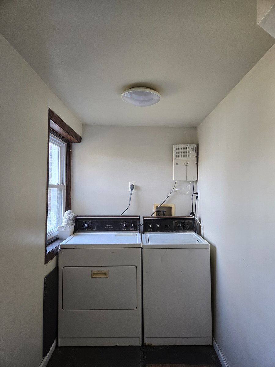 laundry room next to unit