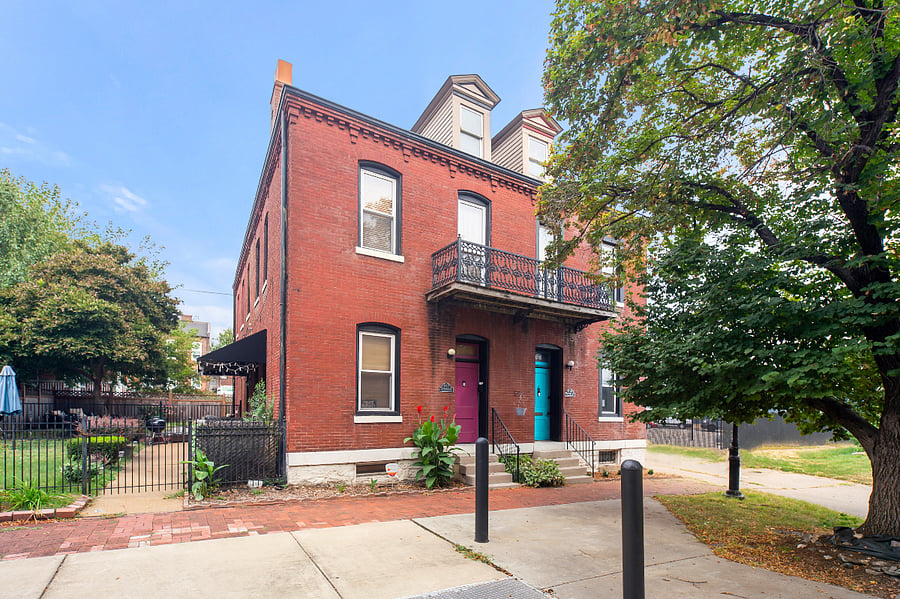 Attached historic (1876) brick home