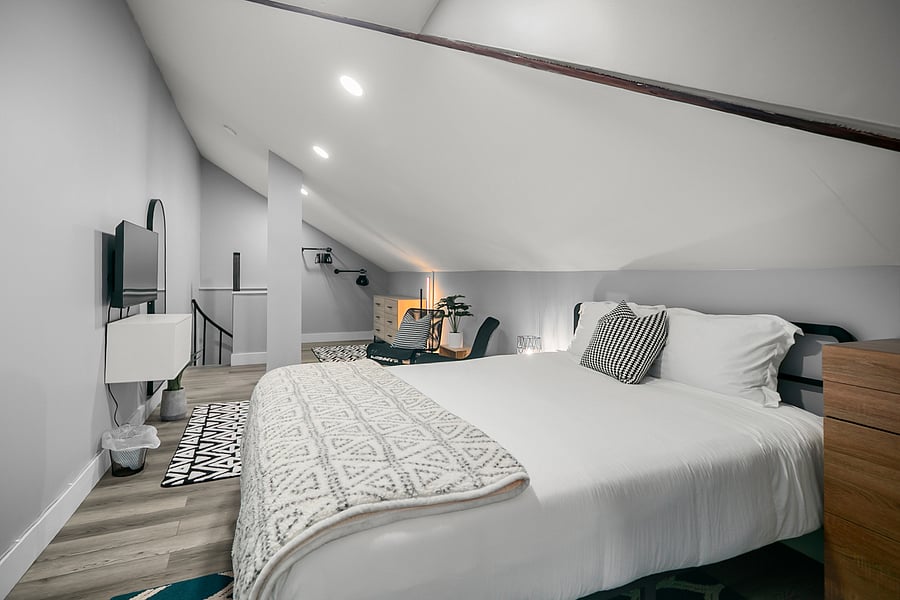 Attic bedroom