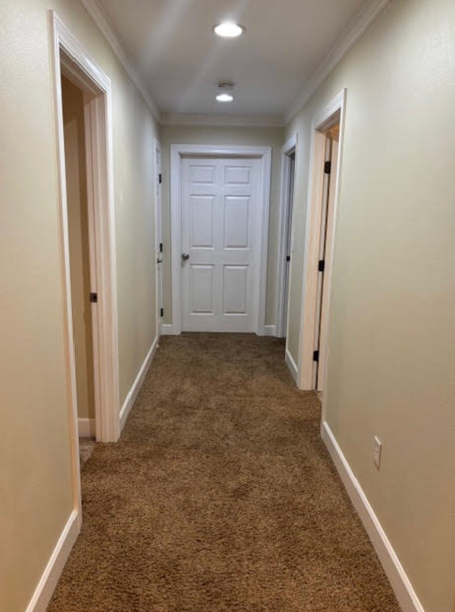 Wide hall way.