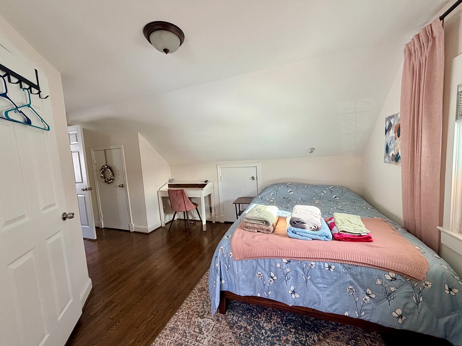 Primary Suite #2 with reading nook and en-suite full bath