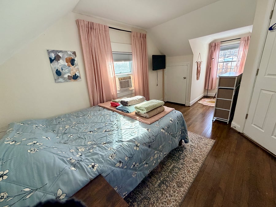 Primary Suite #2 with reading nook and en-suite full bath