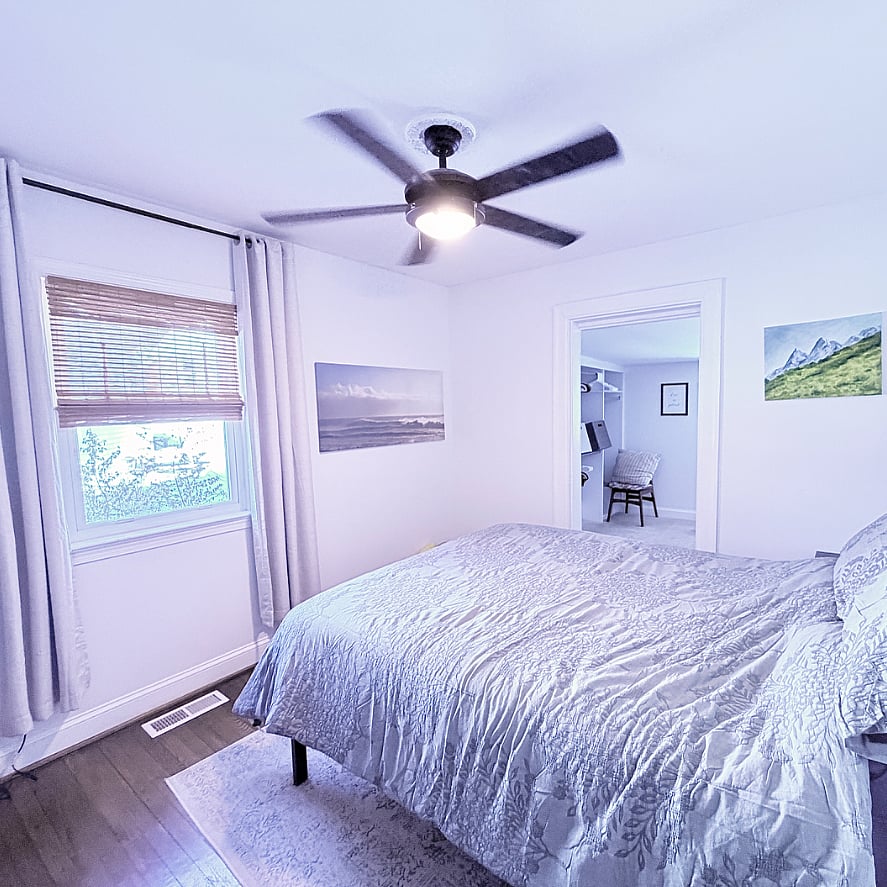 Primary Suite #1 with walk-in closet and en-suite full bath