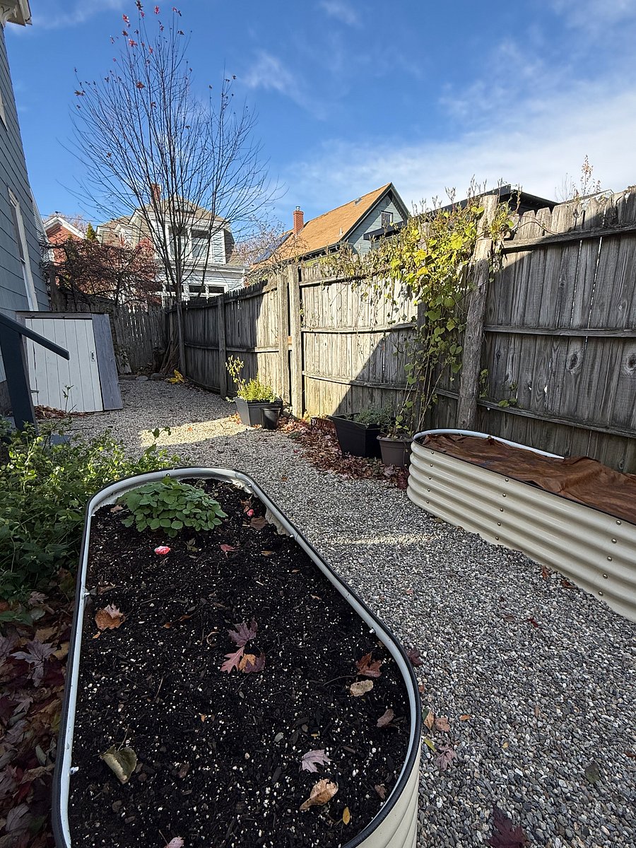 Spacious garden area, furnished in warmer weather!