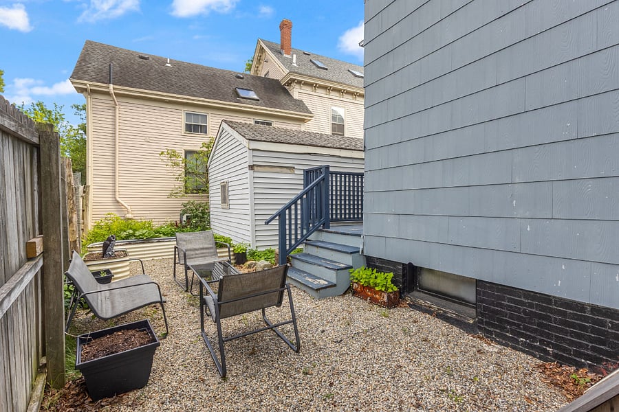 Private Backyard area