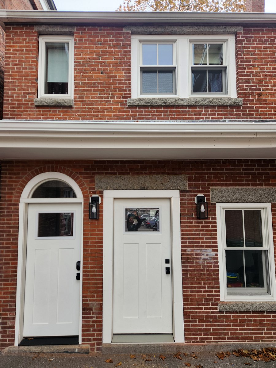 exterior entrance + parking spot