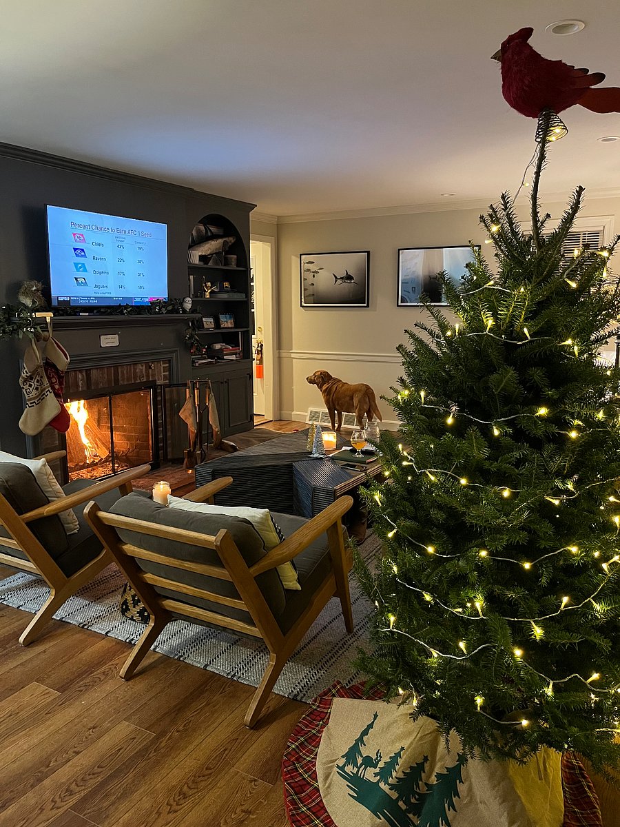 Living Room, featuring Smart TV and Fireplace