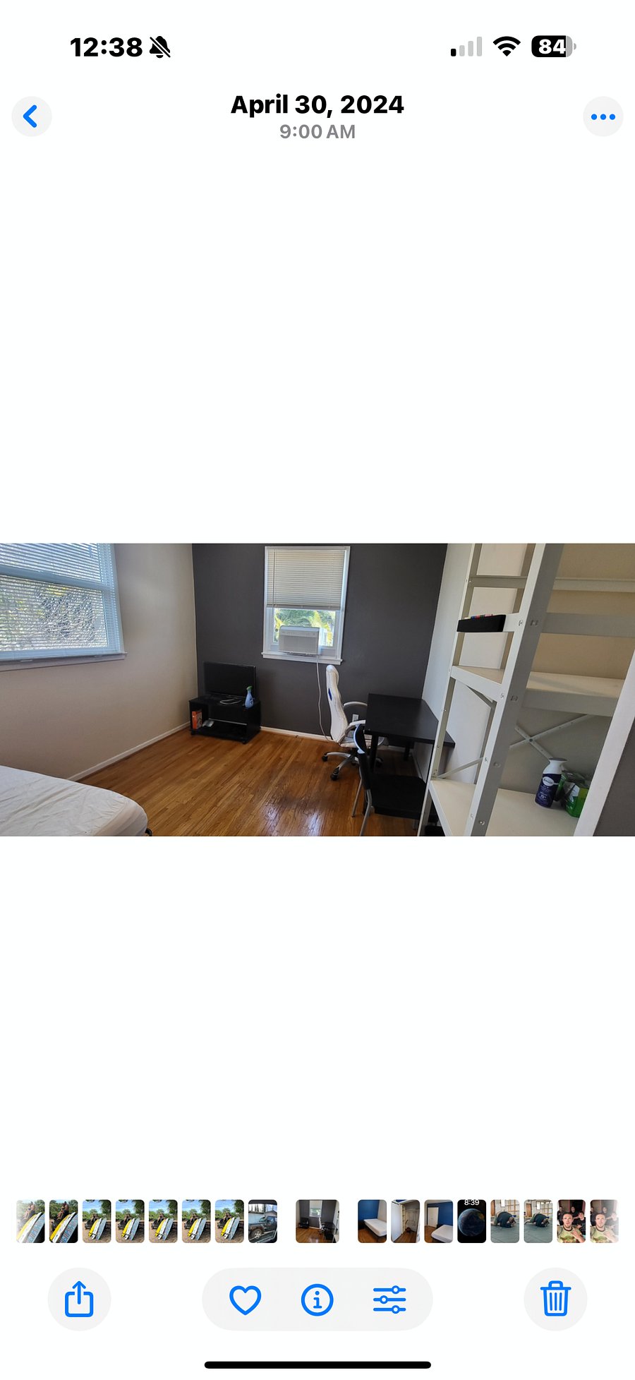 Bedroom 2.  Super silent Air Conditioner