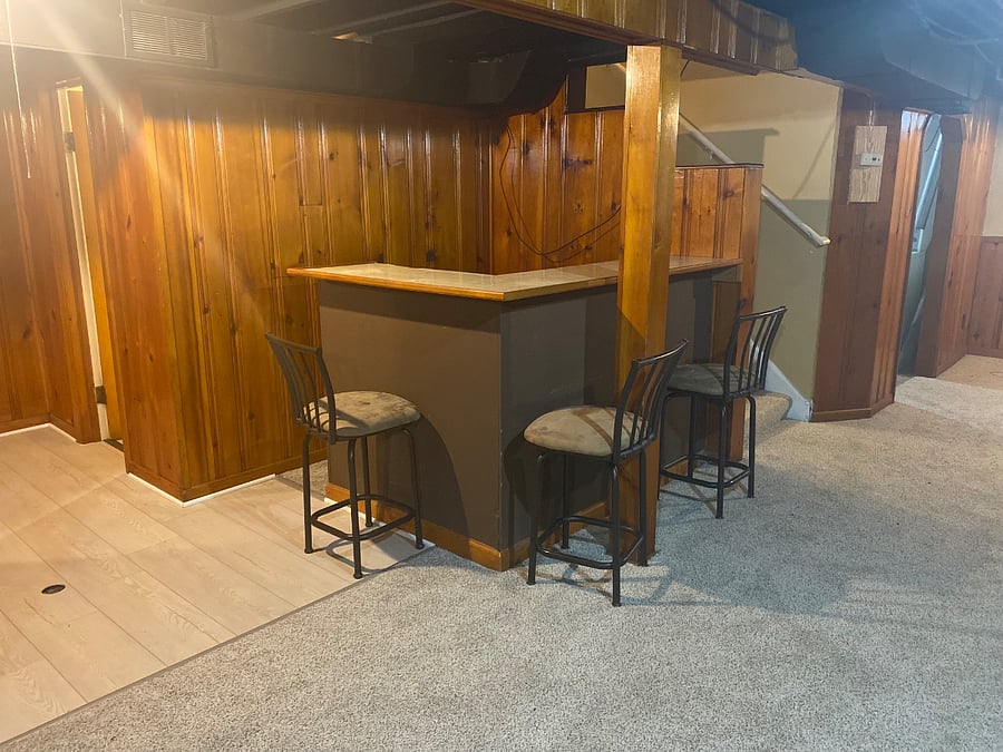 Basement Dry bar