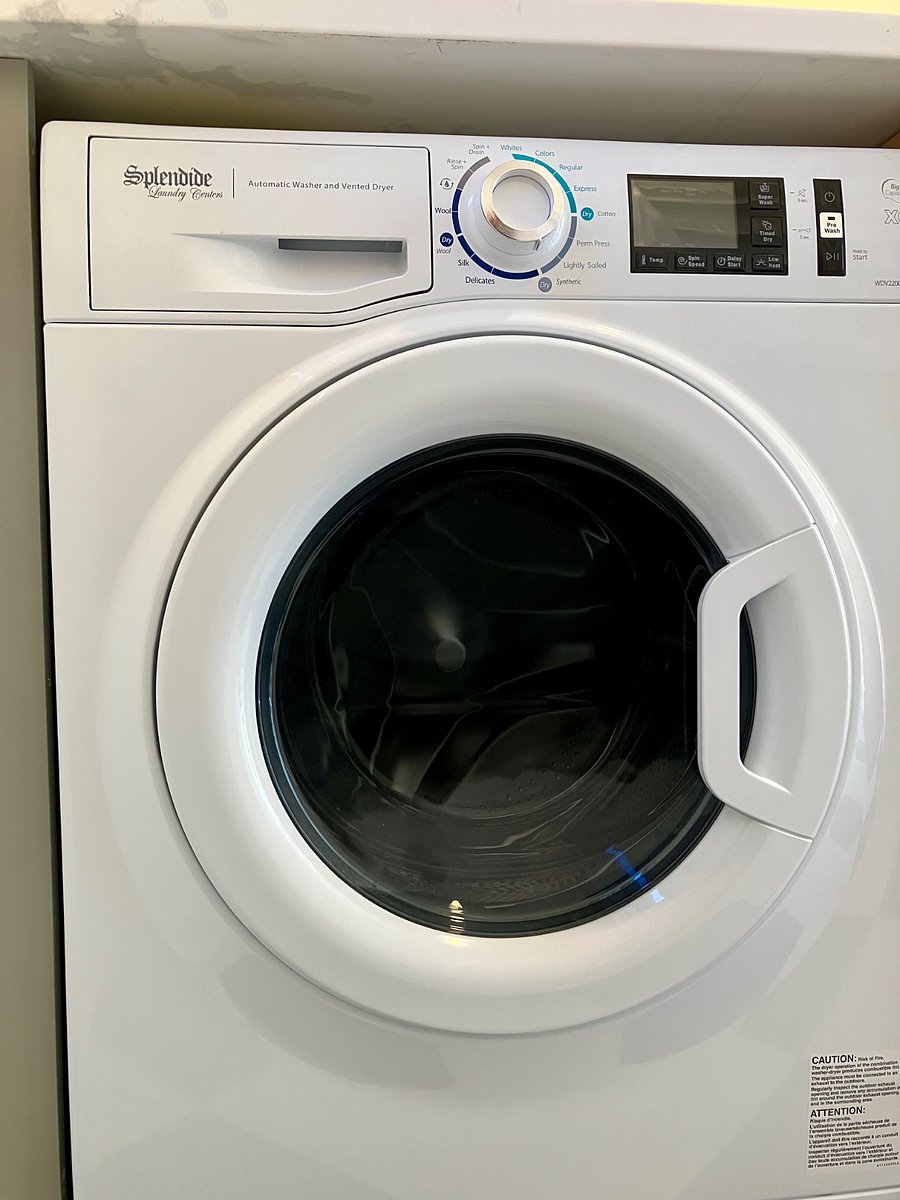 Washer/Dryer combo in the kitchen
