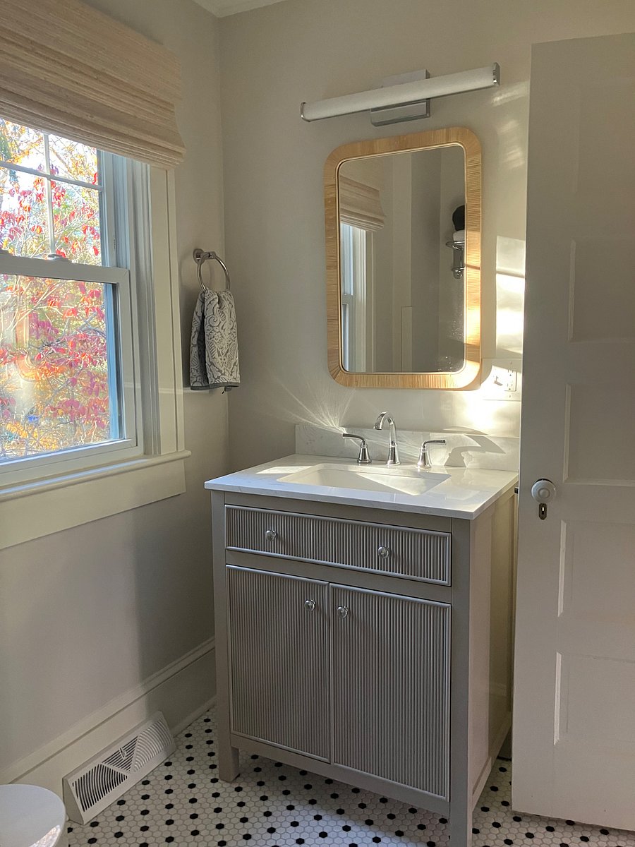 Brand new bathroom with all new fixtures