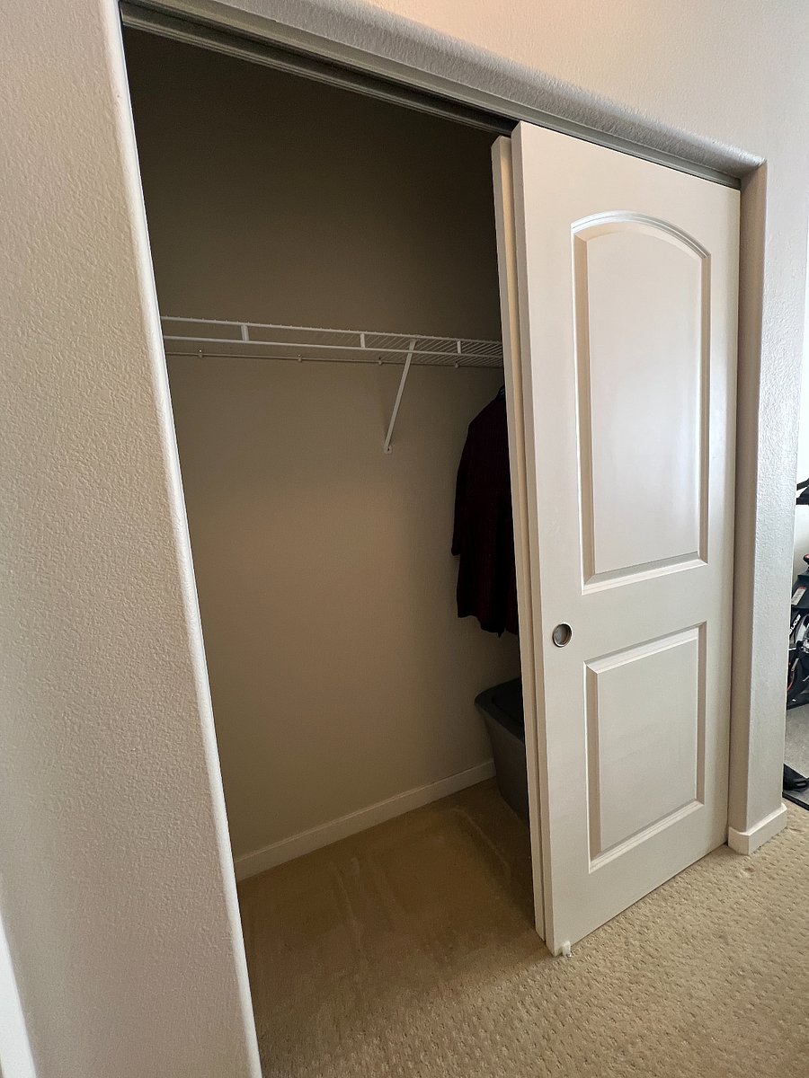 2 large closets.