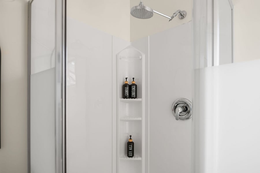 New shower enclosure