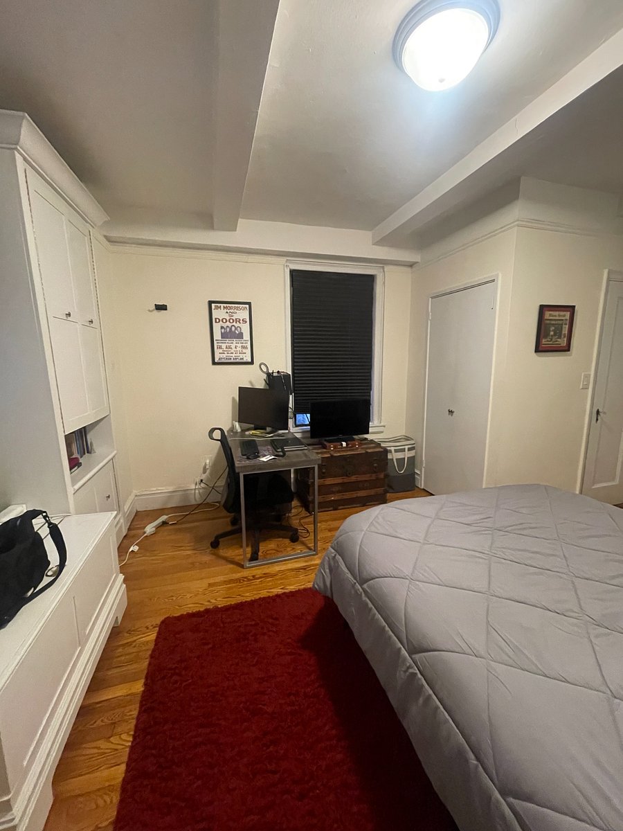 bedroom #1 desk area
and deep/walk in closets (2)