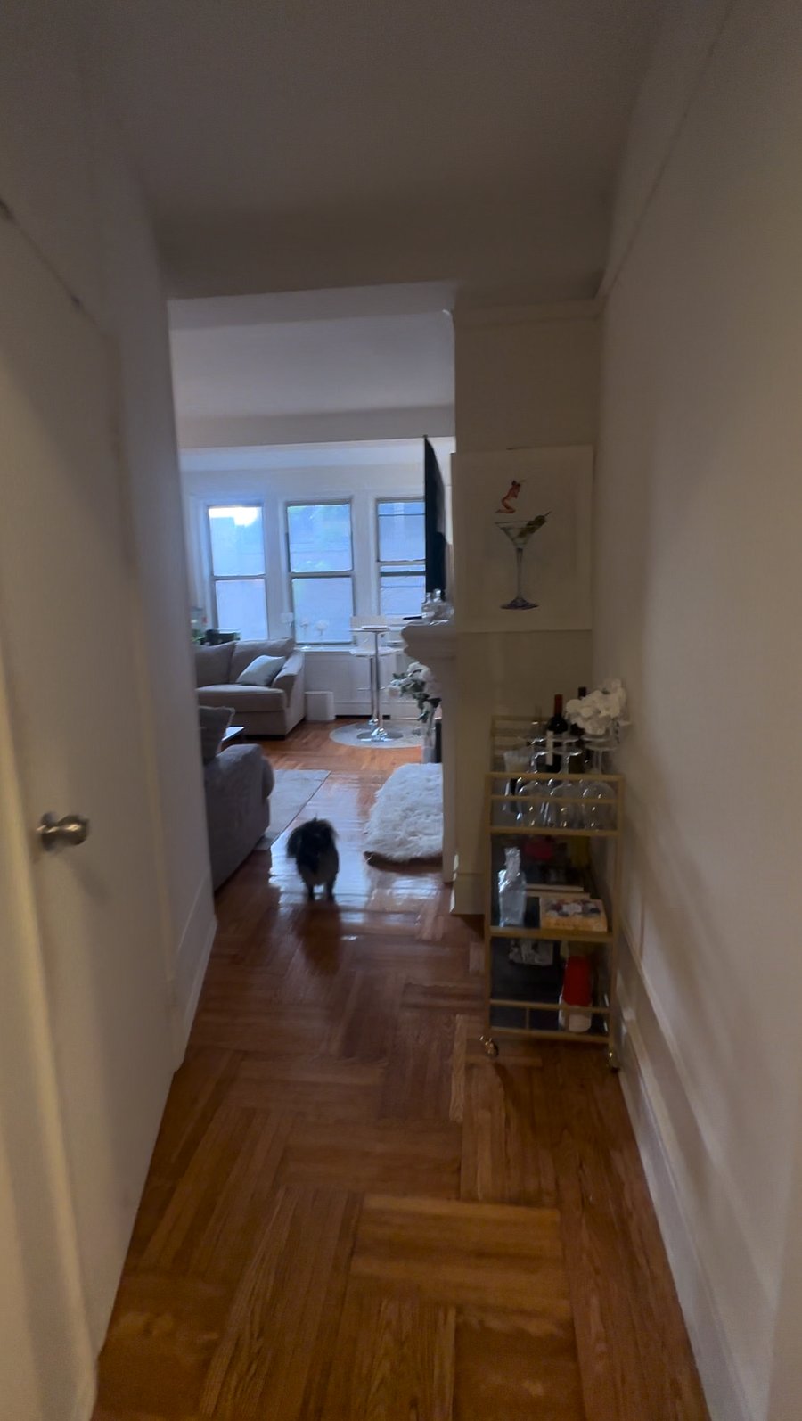 3rd bedroom door to the left