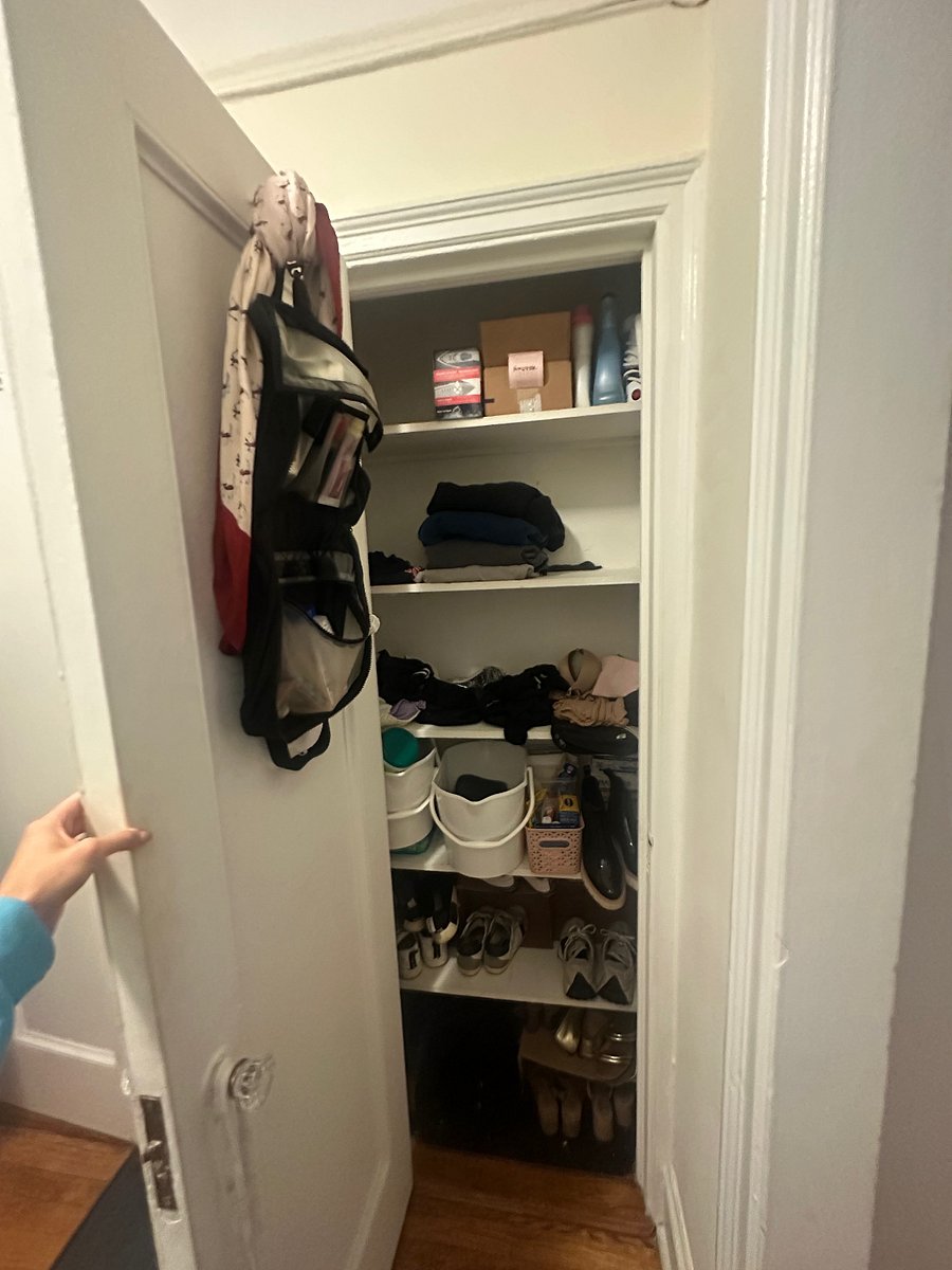 3rd bedroom closet - just outside the bedroom