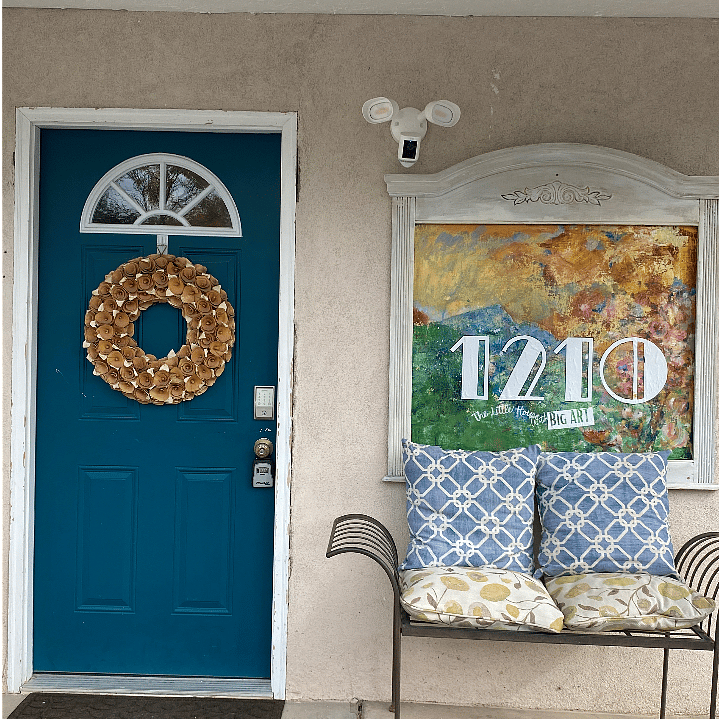 Come inside. Your private door code will be furnished to you.