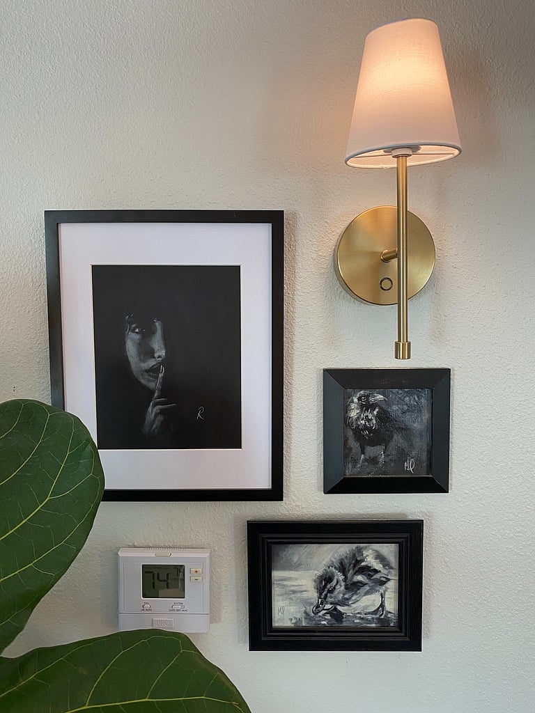 Local artists share their work on these walls.
