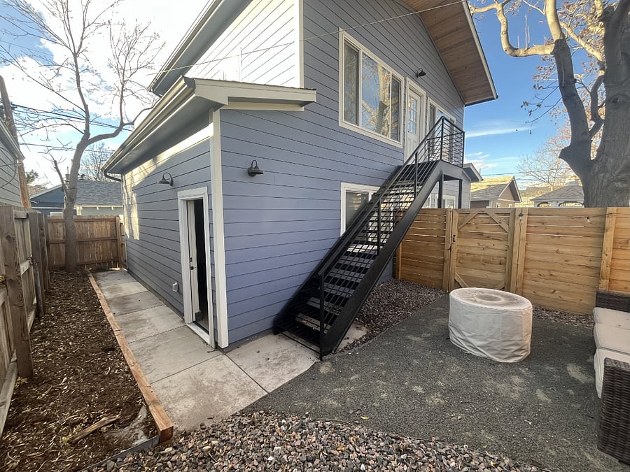 Private entries to garage as well as the unit (second floor).