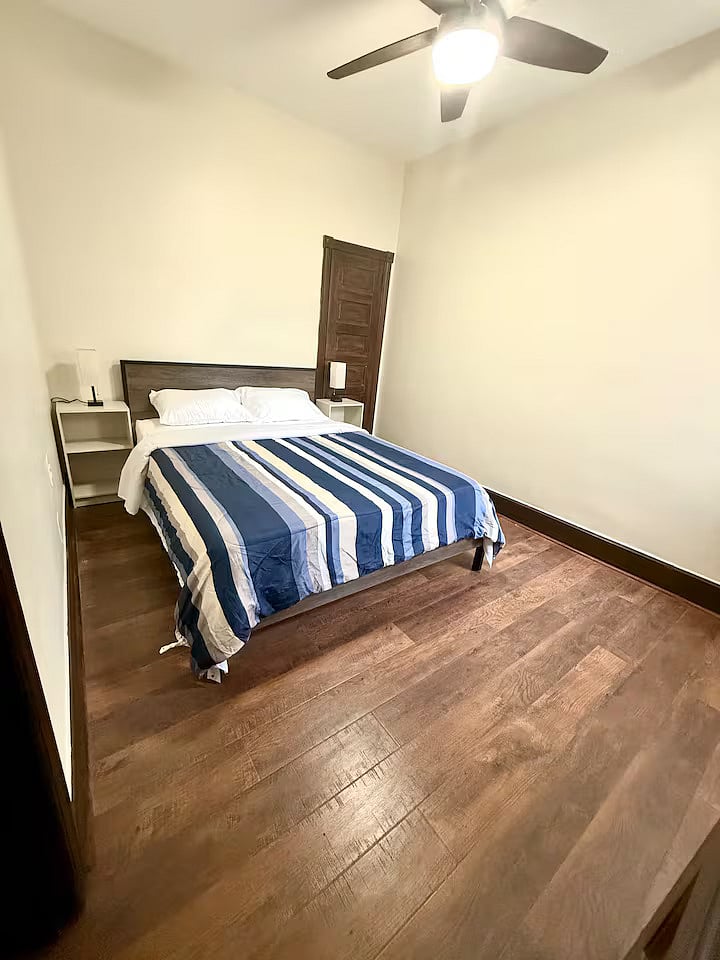 Room 5, 3rd Floor, Queen Bed, Small Closet Space, & Smart TV
