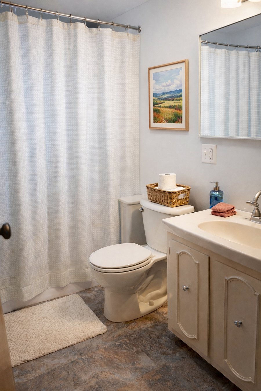 Bathroom with Shower & Tub