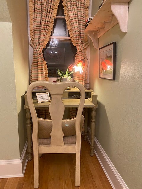 A great place to get work done, or daydream if the mood suits.
