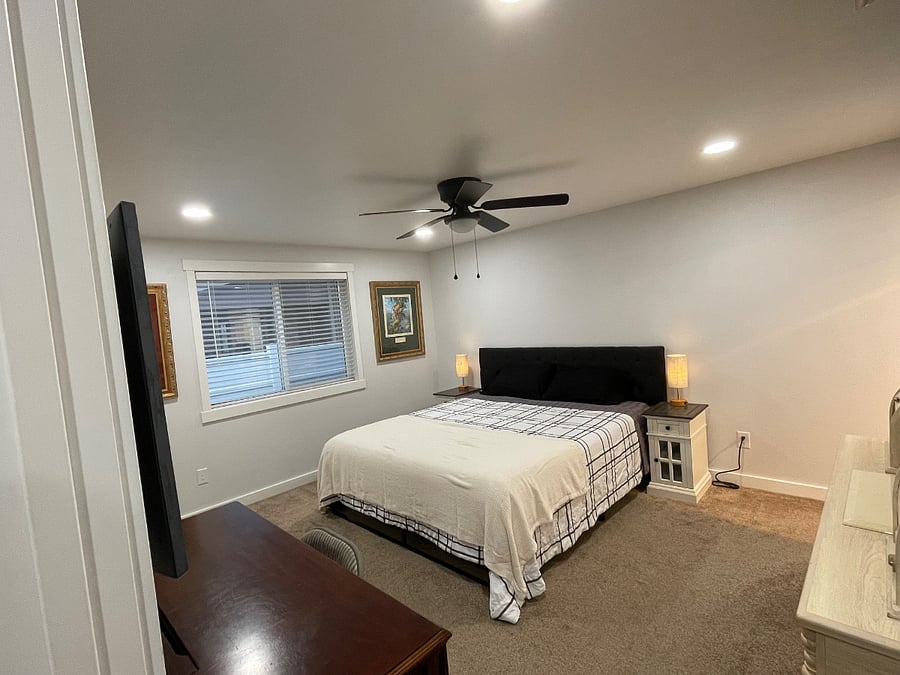 Master Bedroom with Cal King Bed