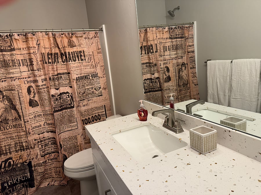 Secondary bathroom