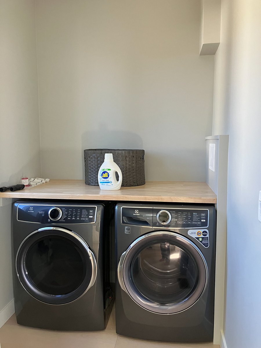 Dedicated laundry room off