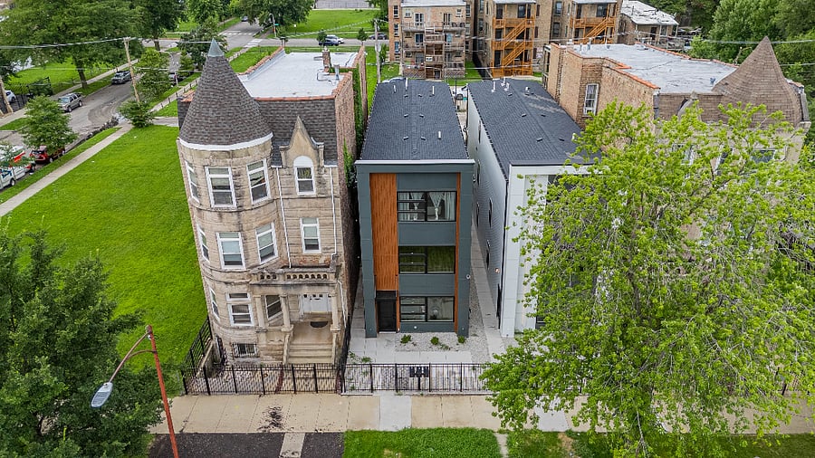 Front Exterior - on Michigan ave